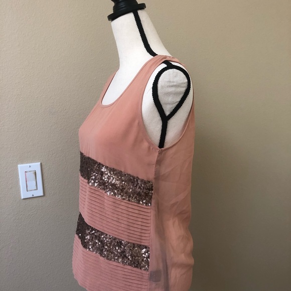 Chiffon+Sequins top - Picture 3 of 8